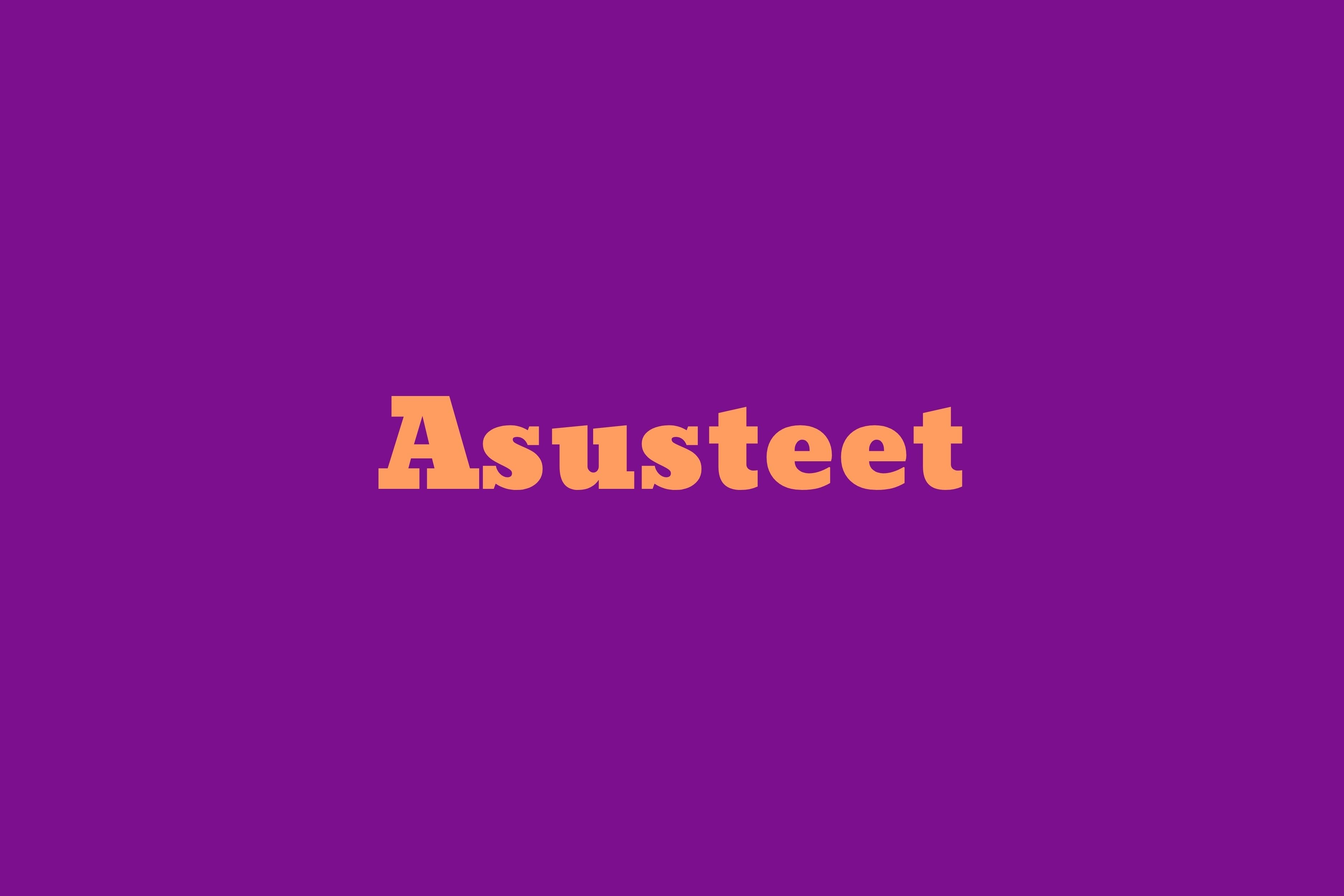 Asusteet