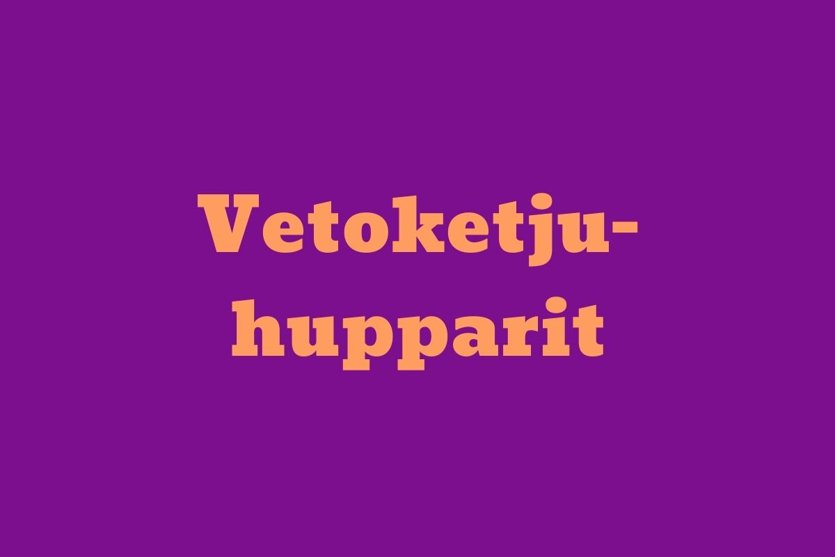 Vetoketjuhupparit