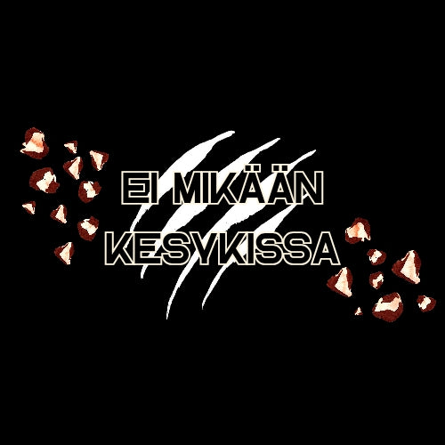 Ei mikään kesykissa - muki, musta