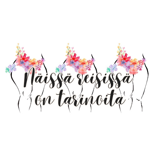 Näissä reisissä on tarinoita - muki